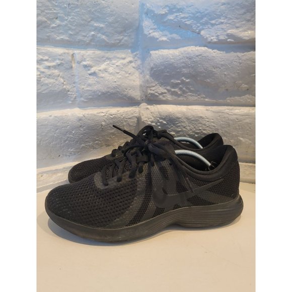 Nike Womens Revolution 4 908999-002 Black Running Shoes Sneakers Size 9 - Picture 2 of 8